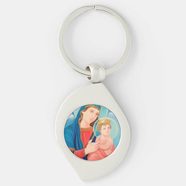 Chaveiro Nossa Senhora Perpétua Ajuda Católica (Frente)