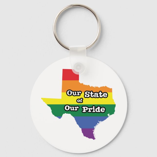 Chaveiro Nosso Estado de Orgulho | Texas (Frente)