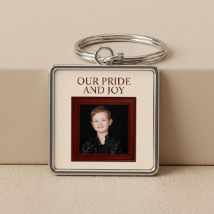 Chaveiro Nosso Orgulho E Alegria Foto Personalizada Da Cria