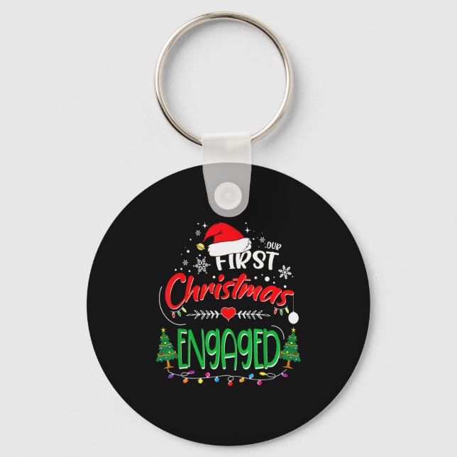 Chaveiro Nosso Primeiro Natal Engajados 2021 1º Natal  (Frente)