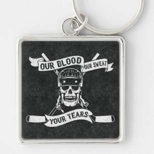 Chaveiro Nosso Sangue Nosso Suor Seu Tears Hockey Keyring