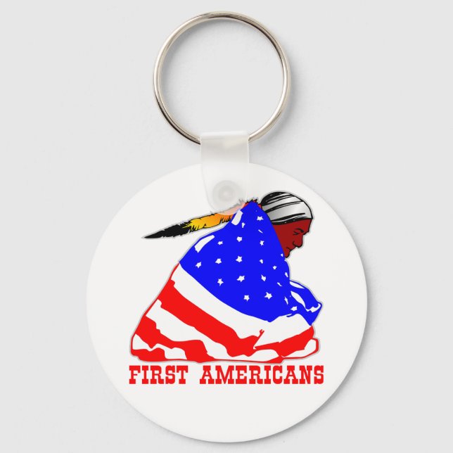 Chaveiro Nossos primeiros americanos (Frente)