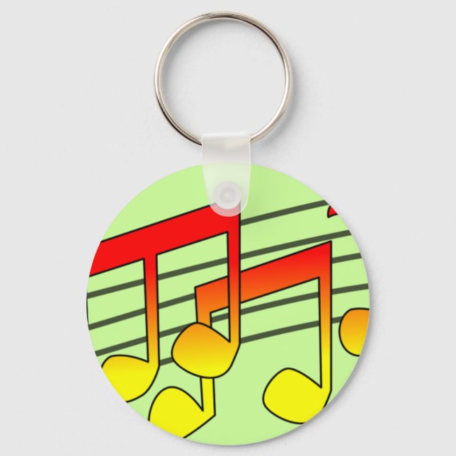 Chaveiro Notas de Música (Frente)