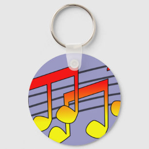 Chaveiro Notas Musicais