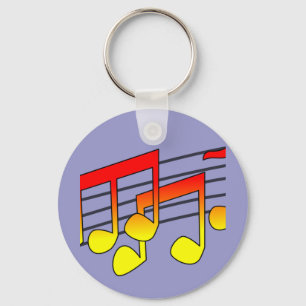 Chaveiro Notas Musicais