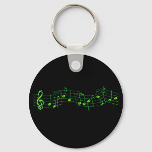 Chaveiro Notas musicais