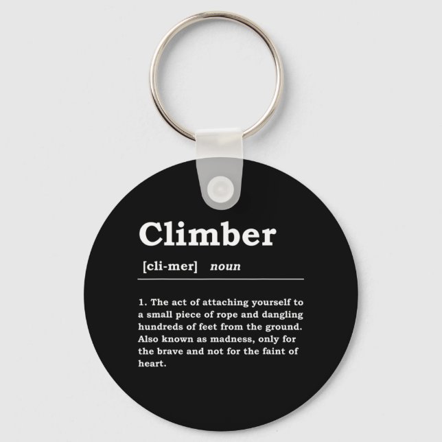 Chaveiro Noun Boulderin Rock Climber Mou (Frente)