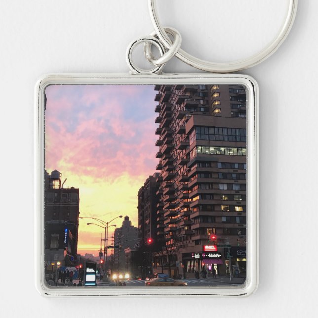 Chaveiro Nova Iorque Sunset Upper West Side Building NYC (Frente)
