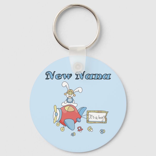 Chaveiro Nova Nana de Camisetas e presentes de aviões-Menin (Frente)