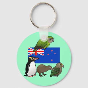Chaveiro Nova Zelândia Birdorables