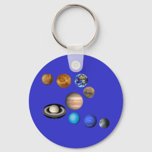 Chaveiro Nove planetas no sistema solar