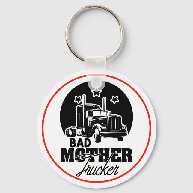 Chaveiro Novelty Má Mãe Trucker Keyring (Frente)