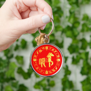 Chaveiro Novo ano chinês Dourado 2026