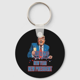 Chaveiro Novo Ano Novo Presidente Funny Trump 2025 Tome Ame
