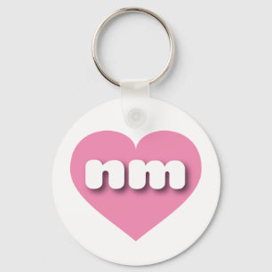 Chaveiro Novo Coração Rosa do México - amor