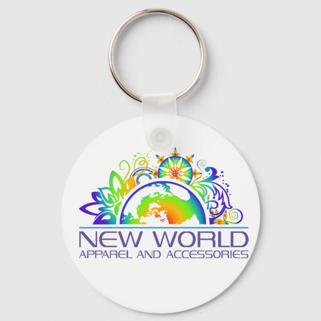 Chaveiro Novo logotipo do mundo (Frente)