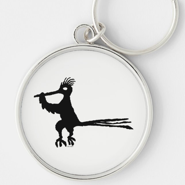 Chaveiro Novo México, Petrogliph Road Runner (Frente)