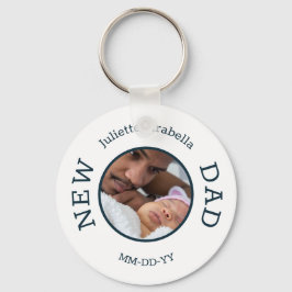 Chaveiro Novo Pai Primeiro Pai Foto Personalizada