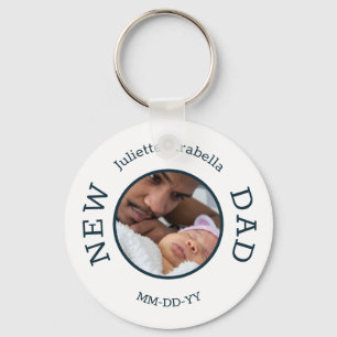 Chaveiro Novo Pai Primeiro Pai Foto Personalizada