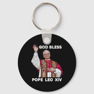 Chaveiro Novo Papa Leão Xiv presentes católicos Merch Souve