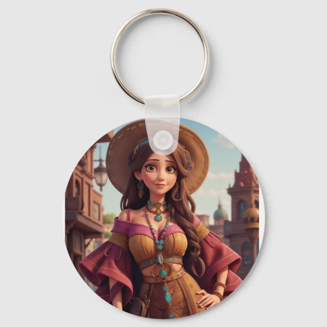 Chaveiro Novo título de usuário de chat para chatGPT de cad (Frente)