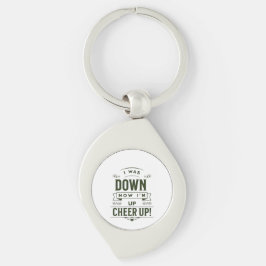 CHAVEIRO NOW I'M UP CHEER UP METAL KEYCHAIN 
