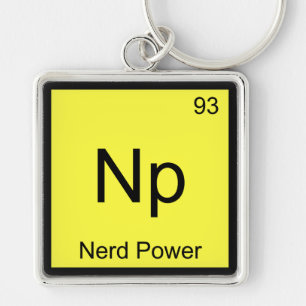 Chaveiro Np - Camiseta Símbolo de Elemento Químico Nerd Pow