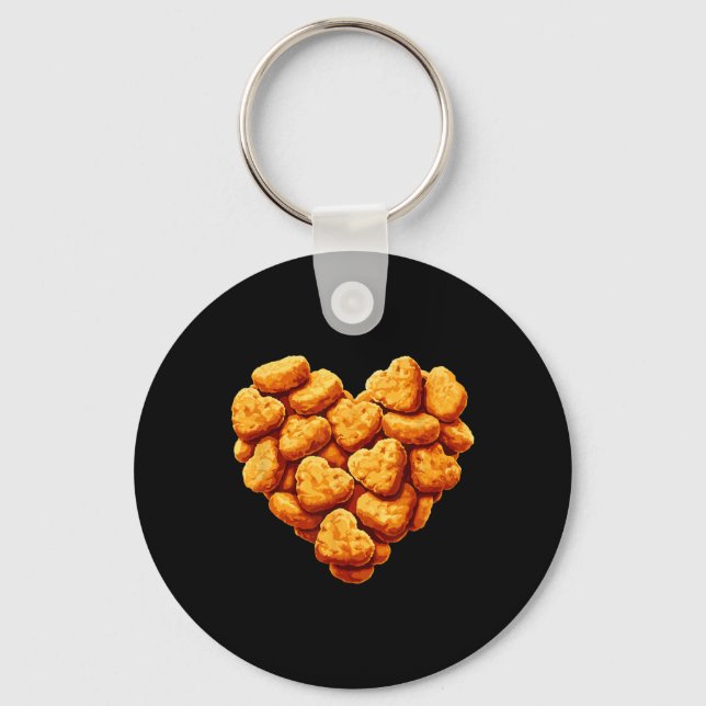 Chaveiro Nuggets de Frango São Meu Coração de Valentim Dive (Frente)
