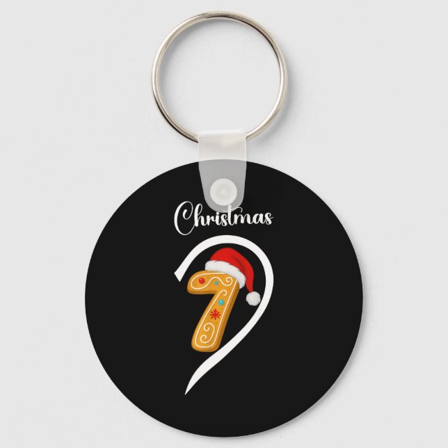 Chaveiro Number 67 Matching Christmas 6 7 Six Seven 6 7 Mem (Frente)