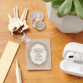 Chaveiro Numbers 6:24–26 The Lord Bless You Neutral Vintage