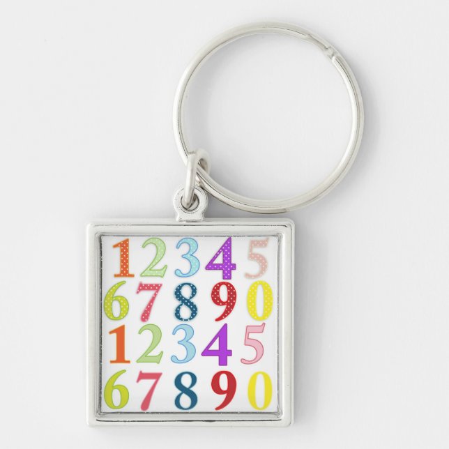 Chaveiro Numerais (Frente)
