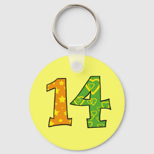 Chaveiro Número 14