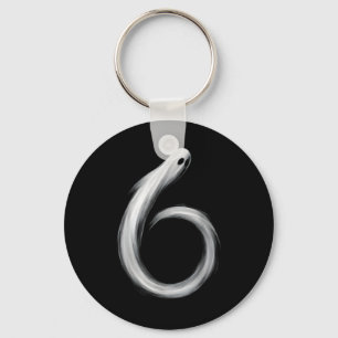 Chaveiro Número 6 Fantasma Divertido Seis Sete 67 Meme de H