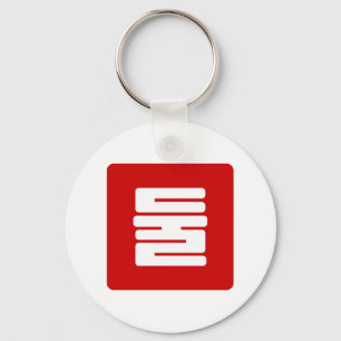 Chaveiro Número Coreano 2 Dois 둘 【Dul】 Hangul