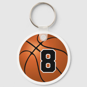 Chaveiro Número de Basquete 8