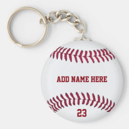 Chaveiro Número de Nome do Baseball Personalizado