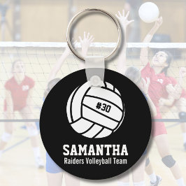Chaveiro Número Personalizado Do Jogador De Voleibol, Nome,