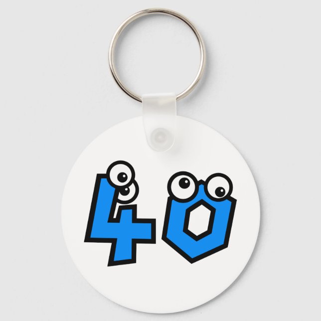 Chaveiro Número Quarenta (Frente)