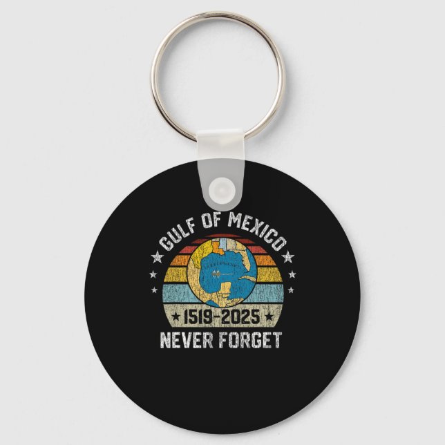 Chaveiro Nunca Esqueça O Golfo Do México 1519 2025 (Frente)