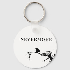 Chaveiro Nunca mais Raven Poem Edgar Allan Poe Design