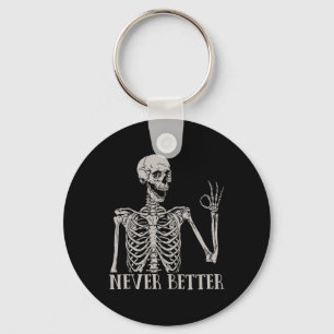 Chaveiro Nunca Melhor Esqueleto Divertir O Halloween Para A