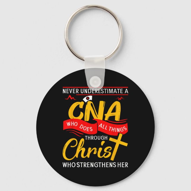 Chaveiro Nunca Subestime Um Cna Que Faz Tudo (Frente)