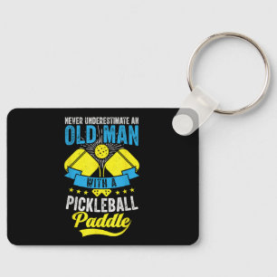 Chaveiro Nunca Subestime Um Velho Com Um Pickleball P