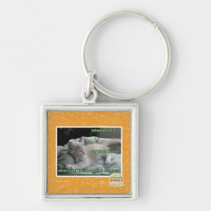 Chaveiro Nunca vivendo em uma gaiola outra vez