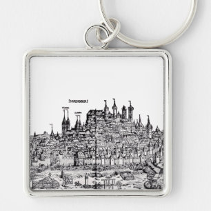 Chaveiro Nuremberg Cidade medieval na Alemanha