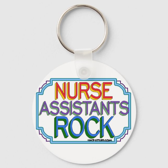 Chaveiro Nurse Assistants Rock (Frente)
