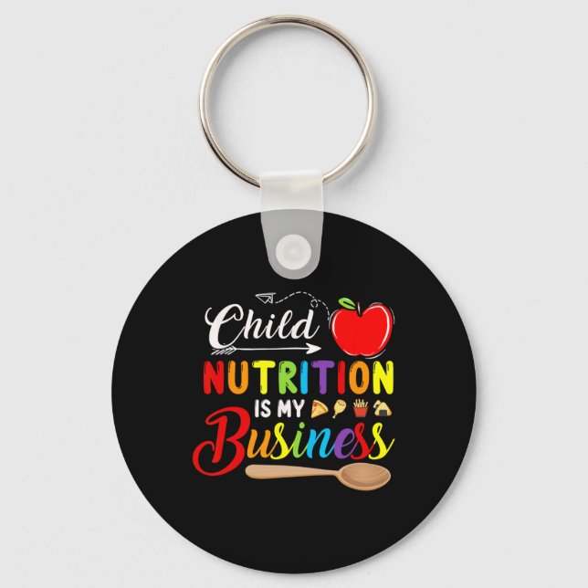 Chaveiro Nutrição Infantil É Minha Maçã Bonita De Volta Par (Frente)