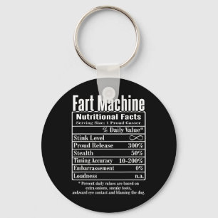 Chaveiro Nutrion Fata Fart Machine Pai Piada Engraçado Fart