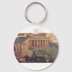 Chaveiro Nuvens de Parténon de Atenas de grécia (Rua.K)