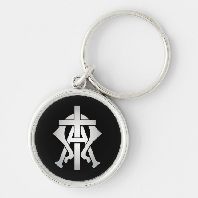 Chaveiro O alfa & o Omega (Frente)